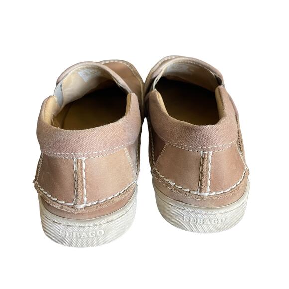 Sebago Ryde Slip On Taupe Leather Men’s Shoes Size 11 - Picture 6 of 10